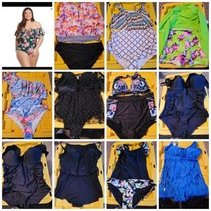 12 Plus Size SWIMSUIT Reseller Bundle New